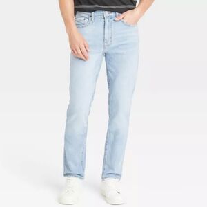 Goodfellow & Co Men's NWT Light Blue Slim Fit "Drake" Jeans Size 32X34